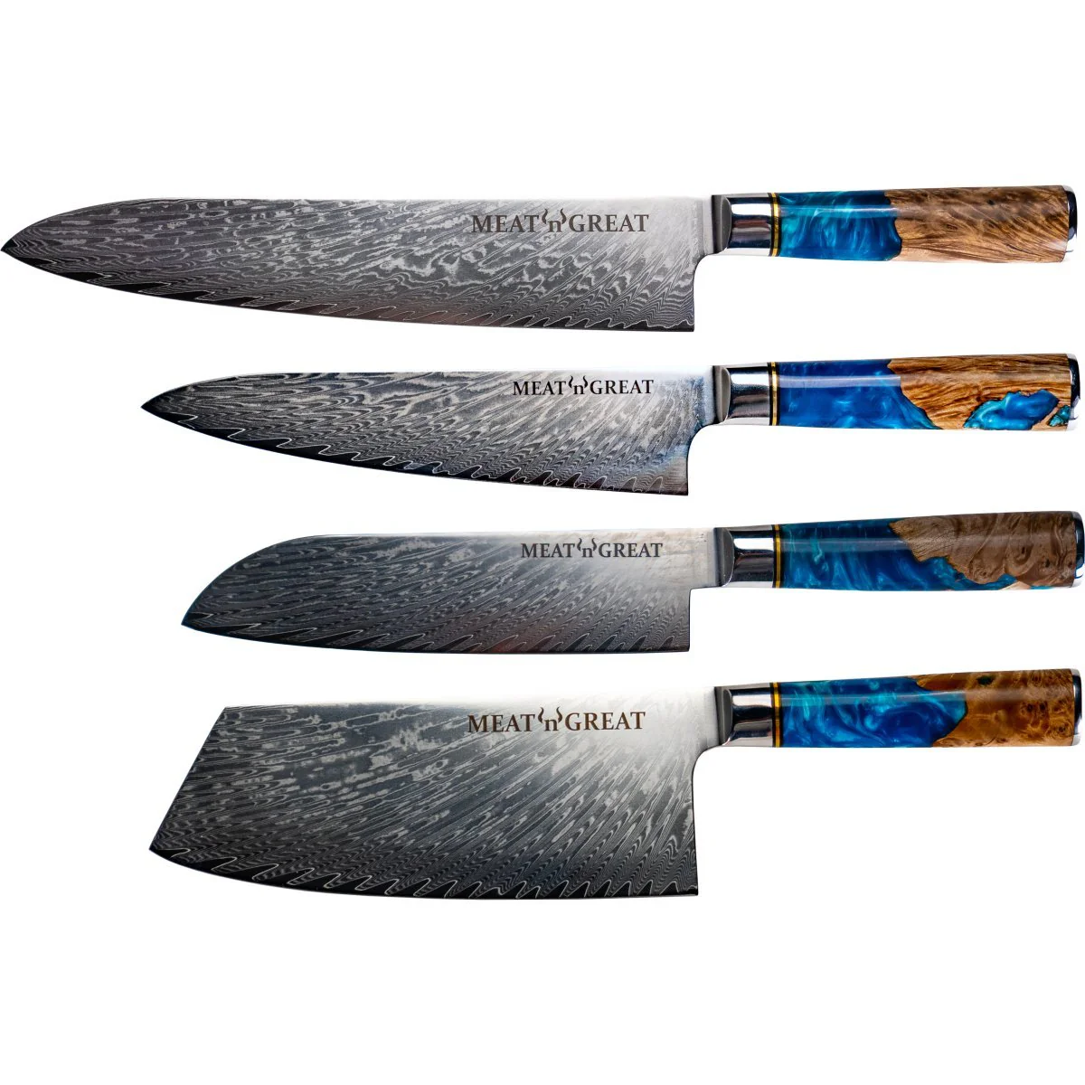 Babossa "Aquarell" Messerset Küchenchef