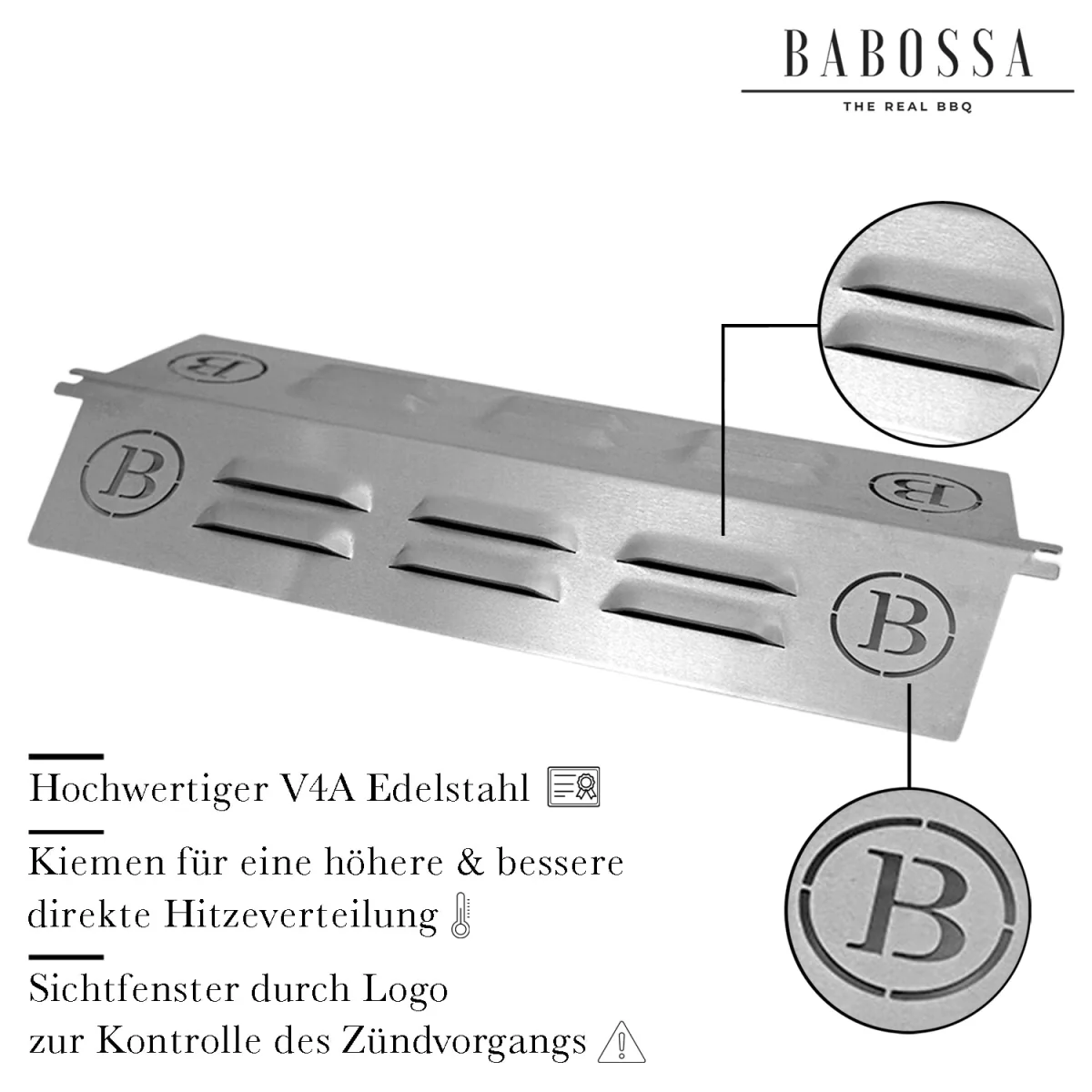 Flammschutzblech | V4A Edelstahl | Broil King Regal & Imperial - Image 5