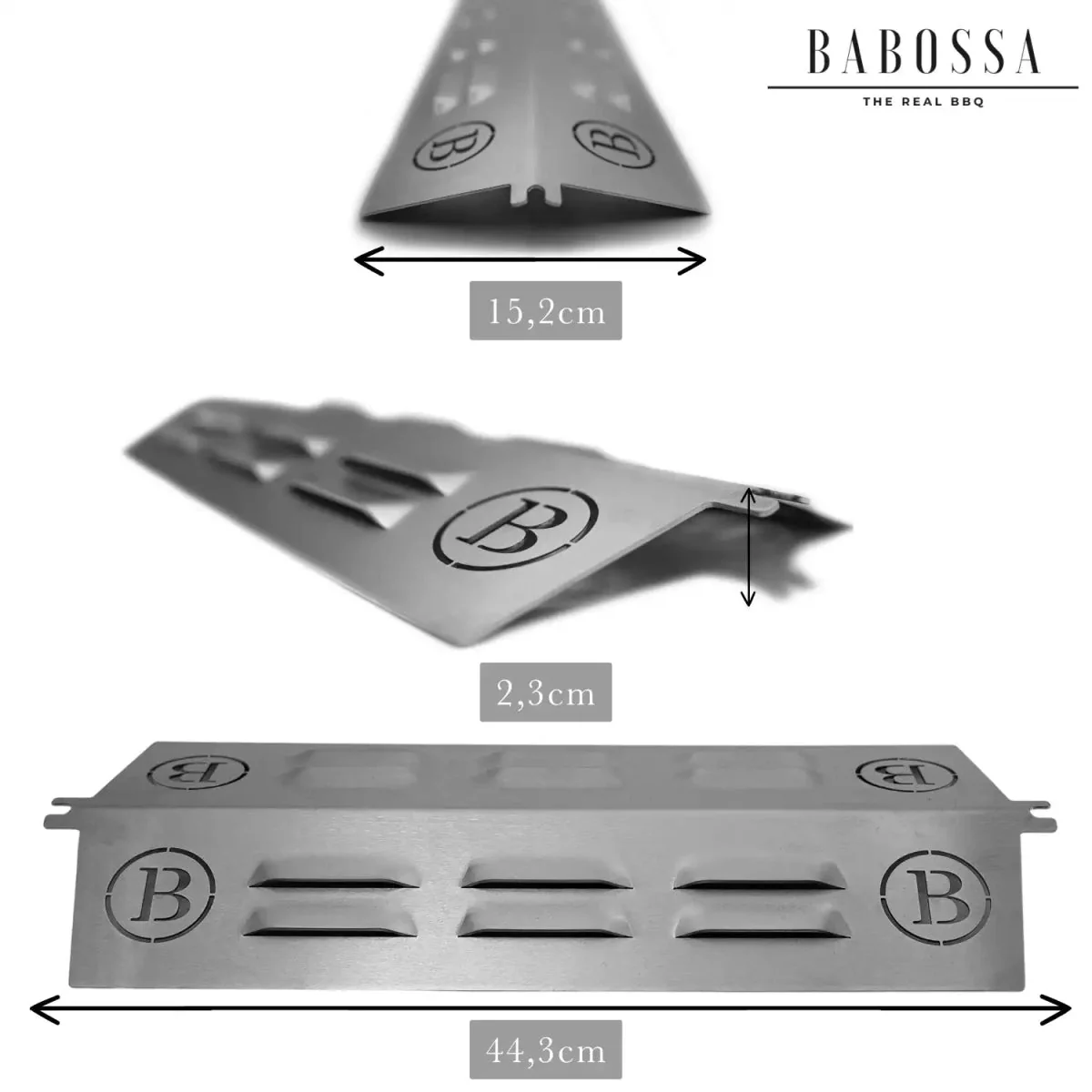 Flammschutzbleche | V4A Edelstahl | Broil King Regal & Imperial | 5er Pack - Image 8