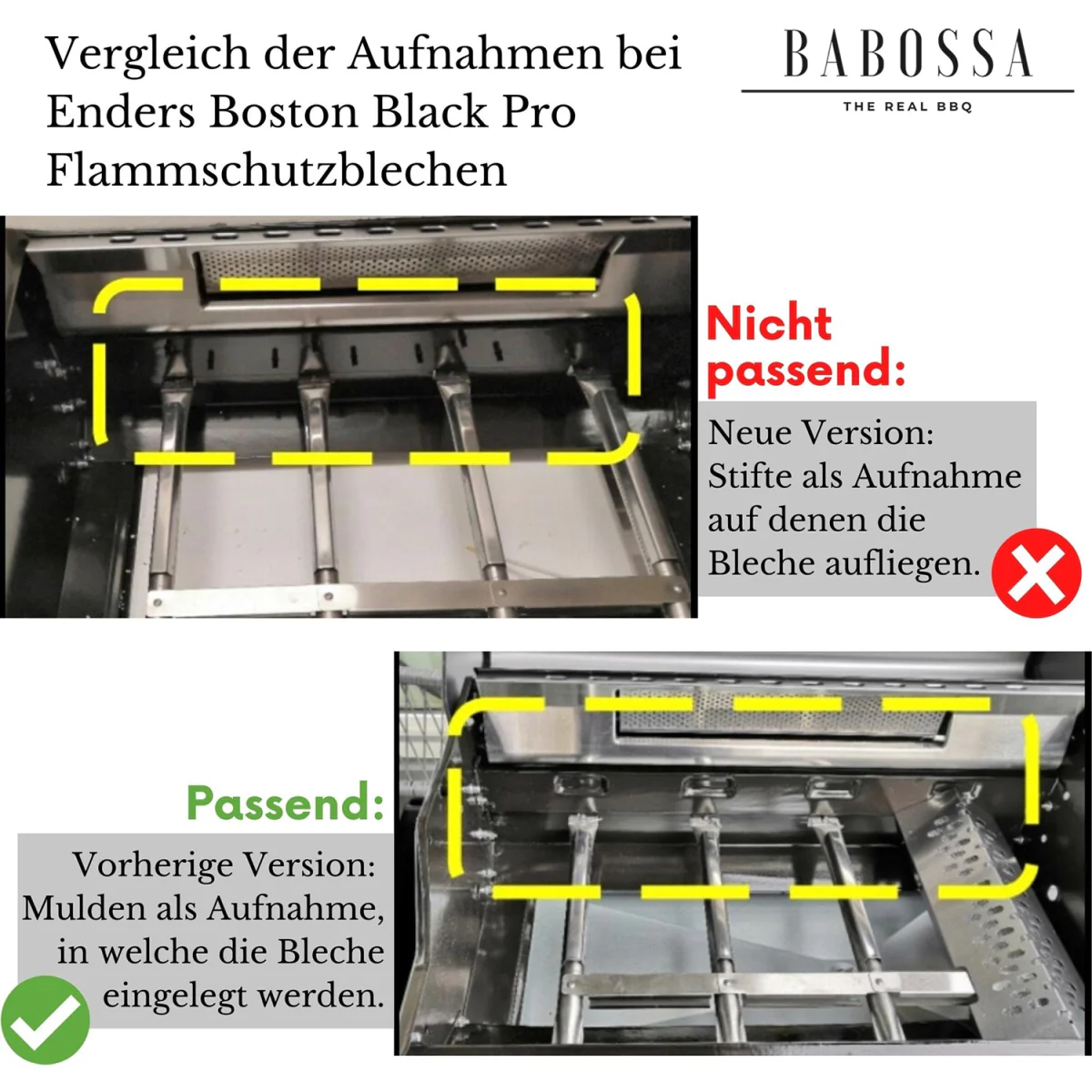 Flammschutzblech | V4A Edelstahl | Enders Boston Black Pro - Image 7