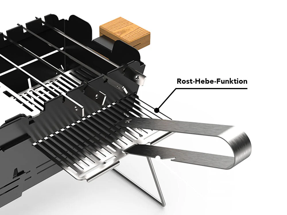 Knister Grill | Bundle | Gas | Schwarz | Ausziehbar - Image 6
