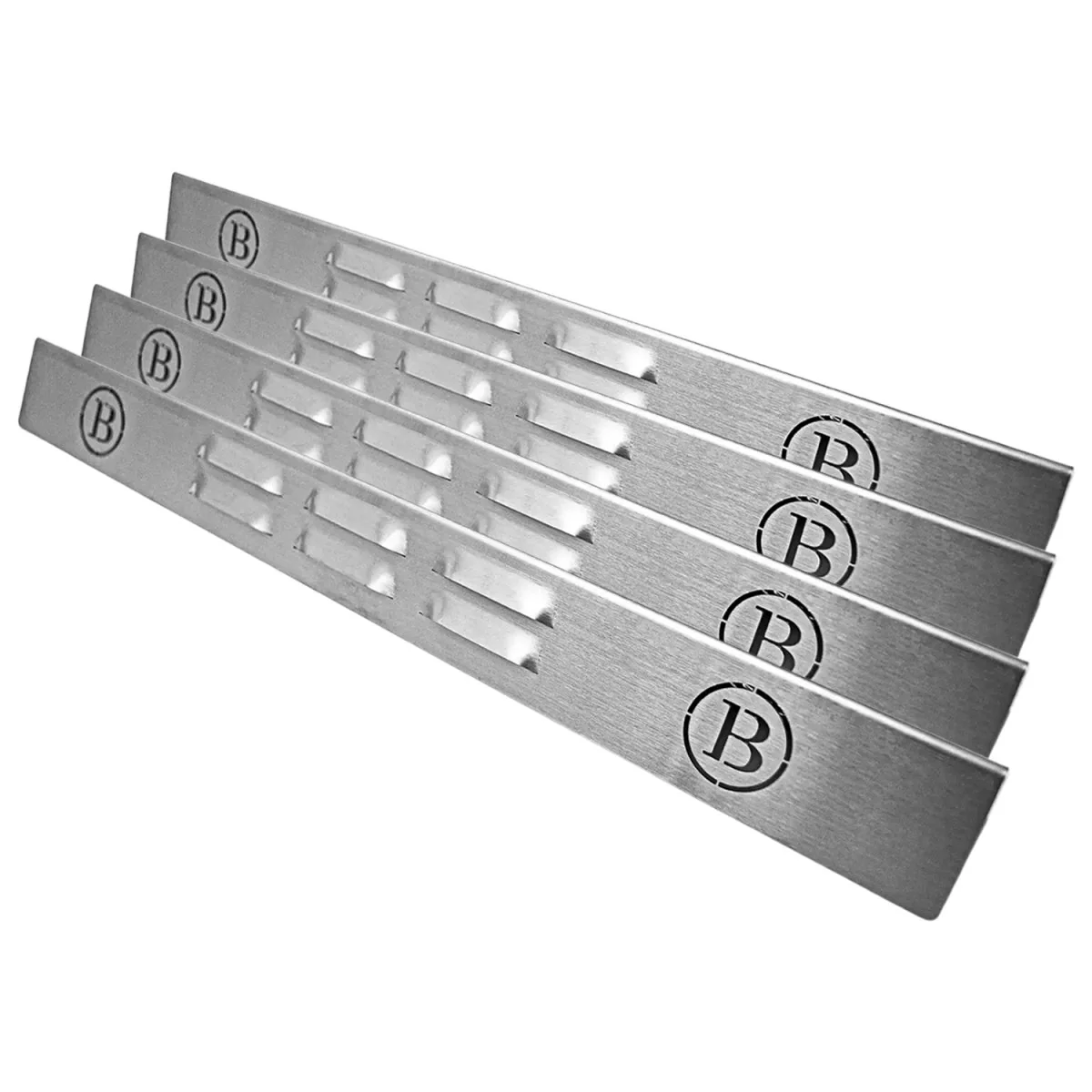 Flammschutzblech | V4A Edelstahl | Weber Genesis Gold | 57,1x6cm | 4er Set