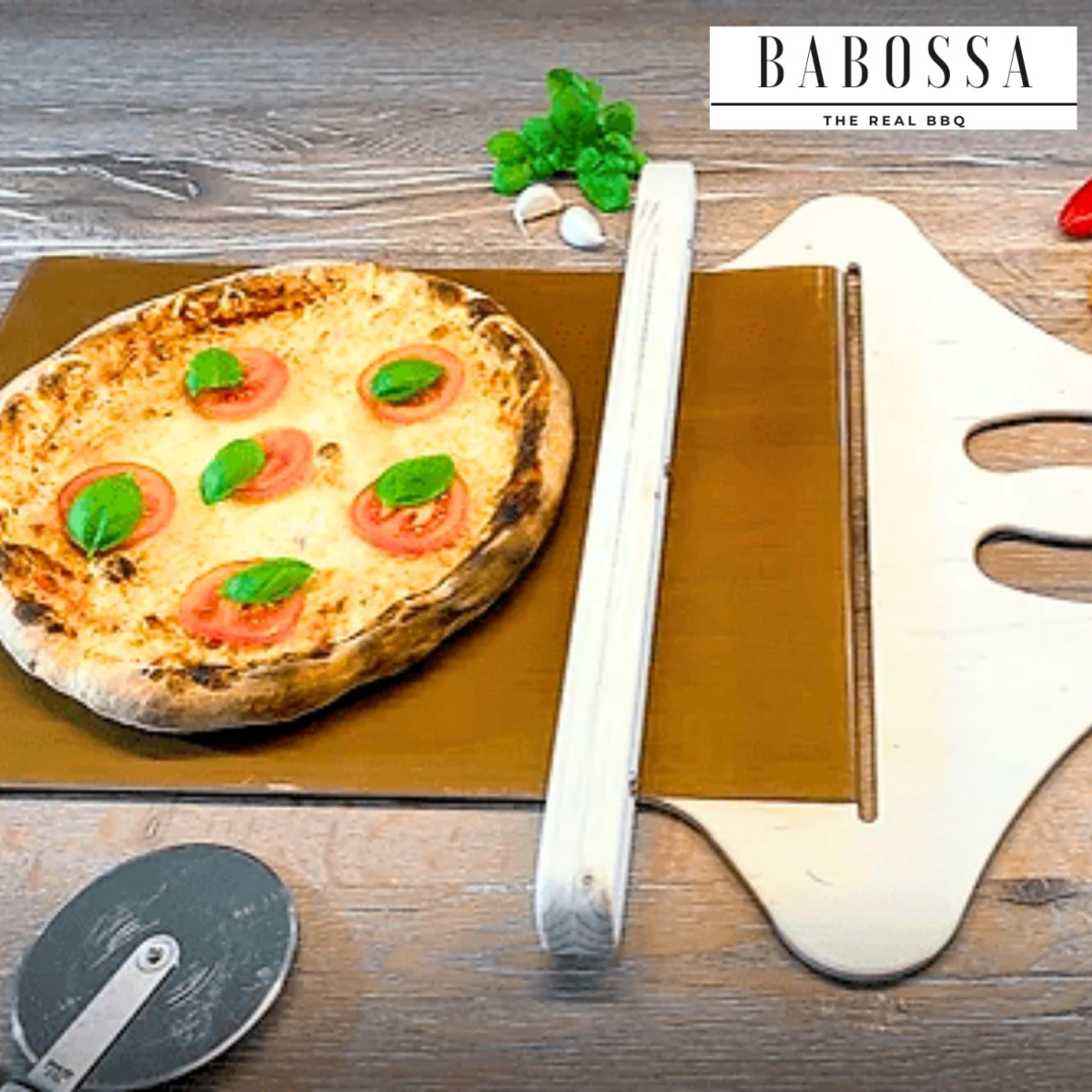 Pizza- & Brotschieber | Birkenholz | 66x46cm | kurzer Griff breiter Schieber - Image 4