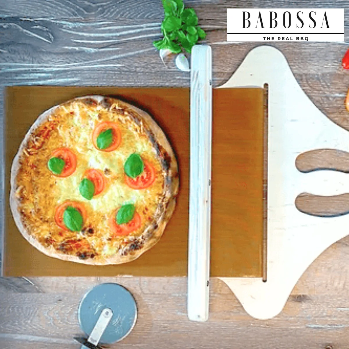 Pizza- & Brotschieber | Birkenholz | 66x46cm | kurzer Griff breiter Schieber - Image 5