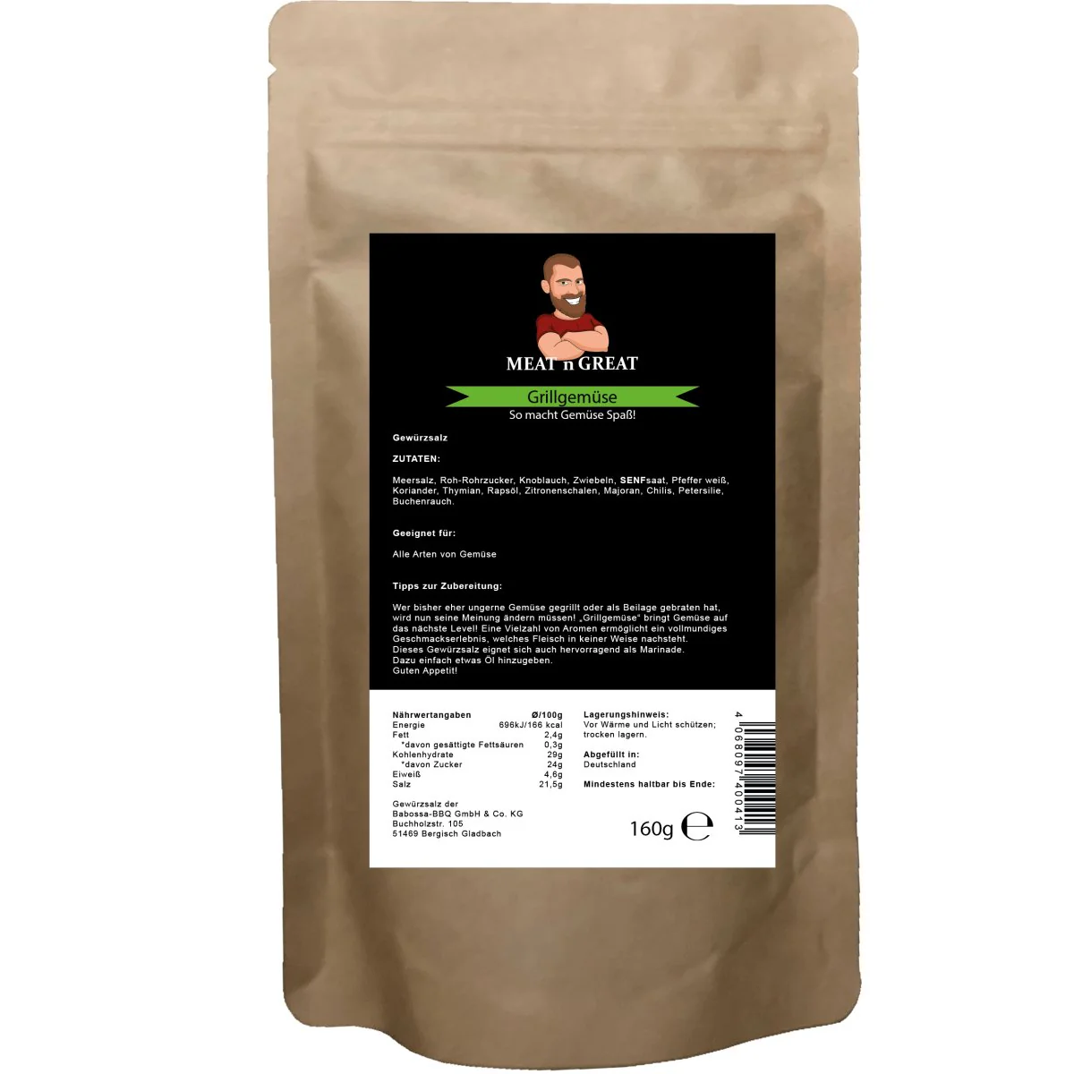 Grillgemüse | Nachfüllbeutel | 160 g
