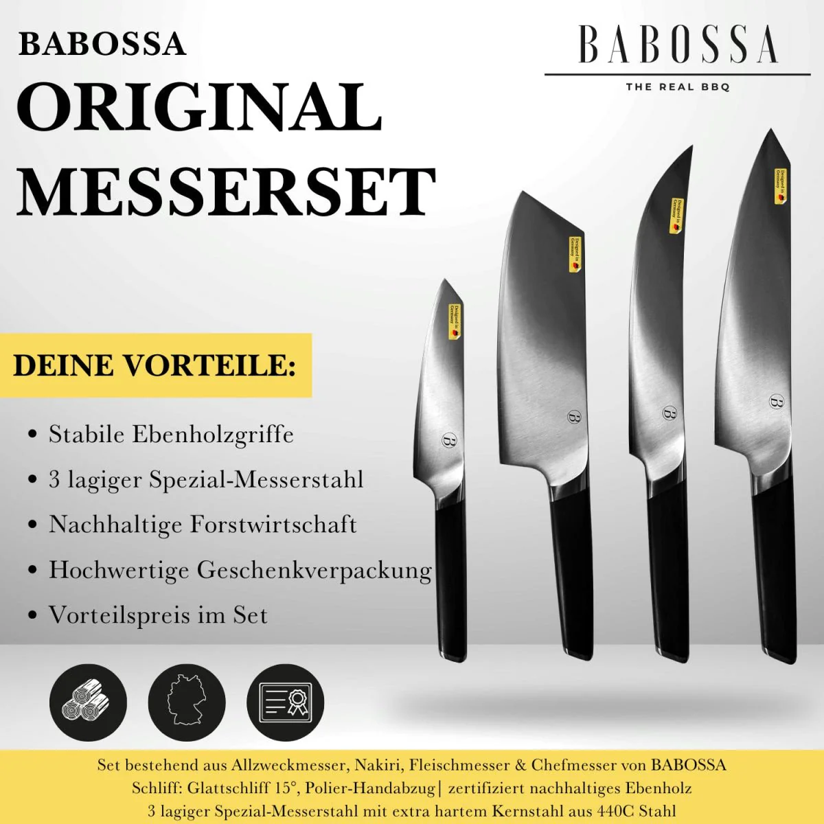 "Original" Messerset - Image 2