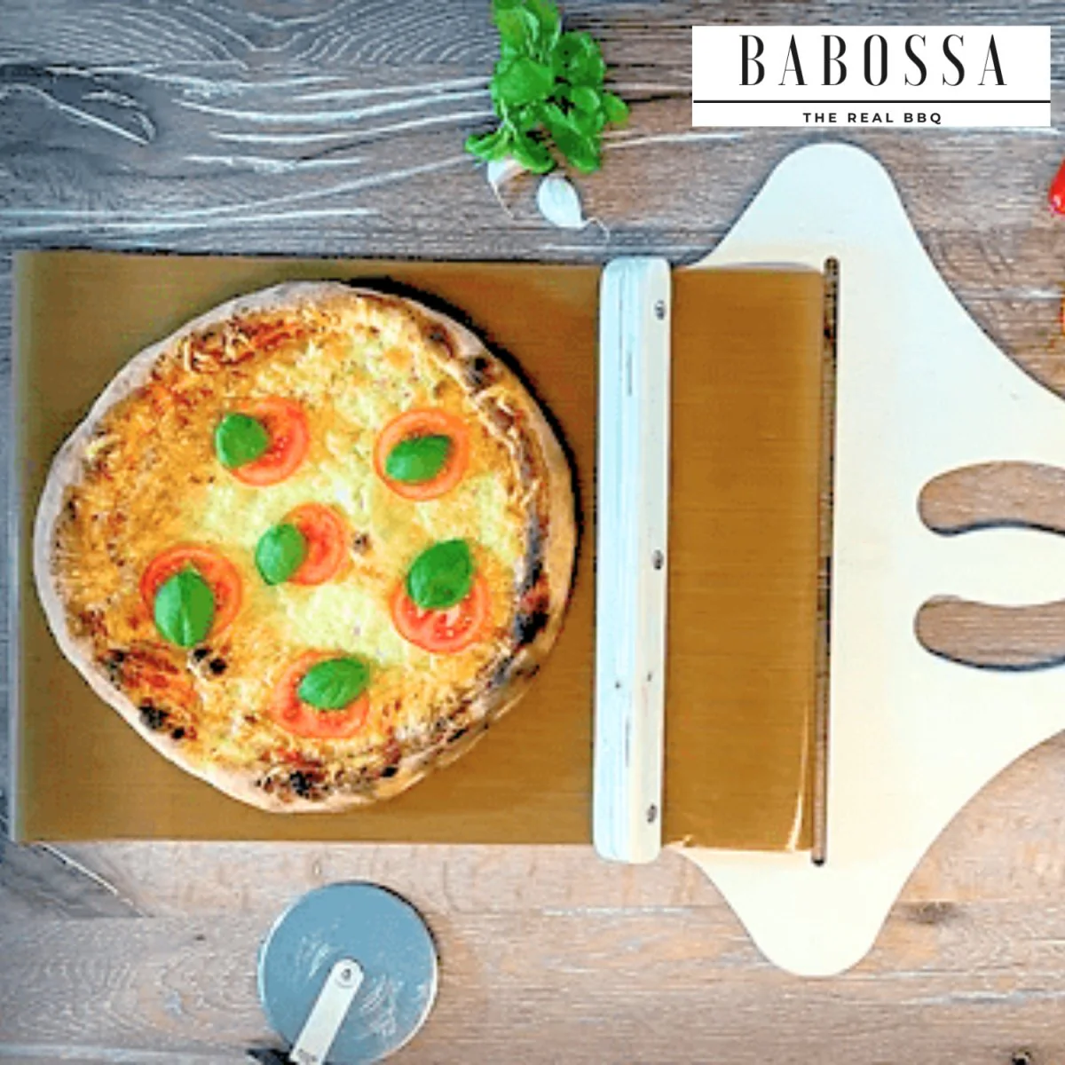 Pizza- & Brotschieber | Birkenholz | 66x46cm | kurzer Griff schmaler Schieber - Image 4