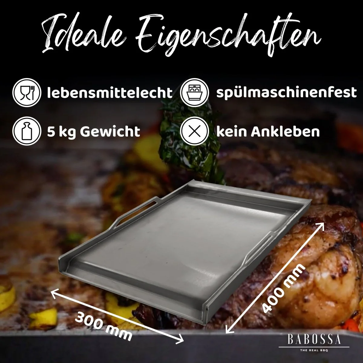 Plancha 2.0 | Griddle Plate | Universal Medium 30x40cm - Image 4