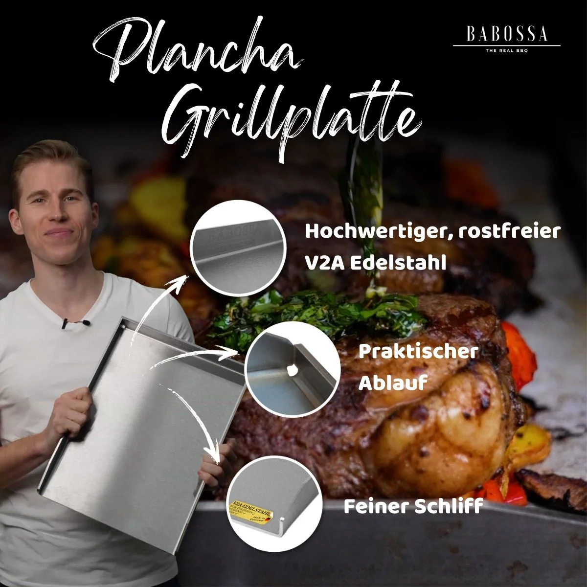 Plancha | Grillplatte | Broil King Baron & Crown | 30x43,5cm - Image 6
