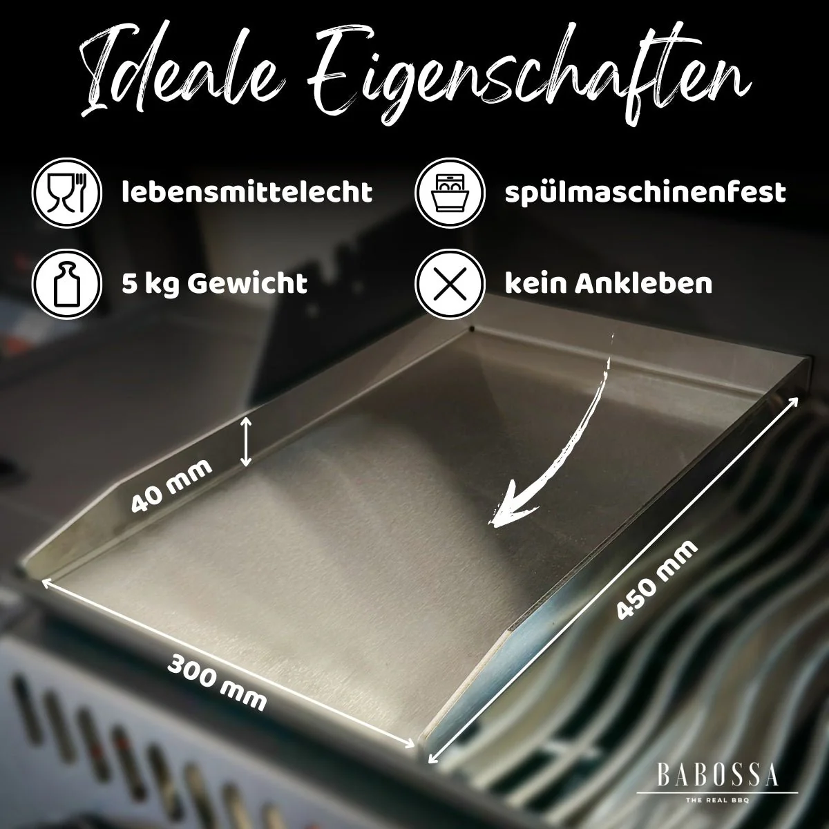 Plancha | Grillplatte | Rösle AllFlame ohne Vario Grillrost - Image 3